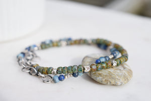 Bracelet Bohemian Layering Silver Beaded Bracelet Jewelry Karen Hill Tribe Silver Boho Style Jewelry