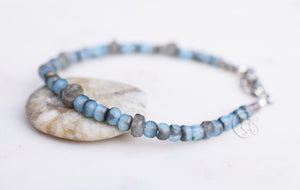 Bracelet Bohemian Layering Silver Beaded Bracelet Jewelry Karen Hill Tribe Silver Boho Style Jewelry