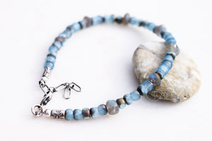 Bracelet Bohemian Layering Silver Beaded Bracelet Jewelry Karen Hill Tribe Silver Boho Style Jewelry