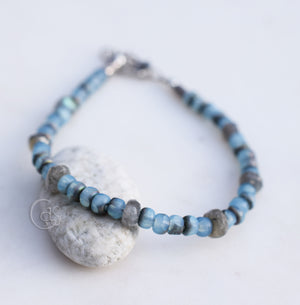 Bracelet Bohemian Layering Silver Beaded Bracelet Jewelry Karen Hill Tribe Silver Boho Style Jewelry