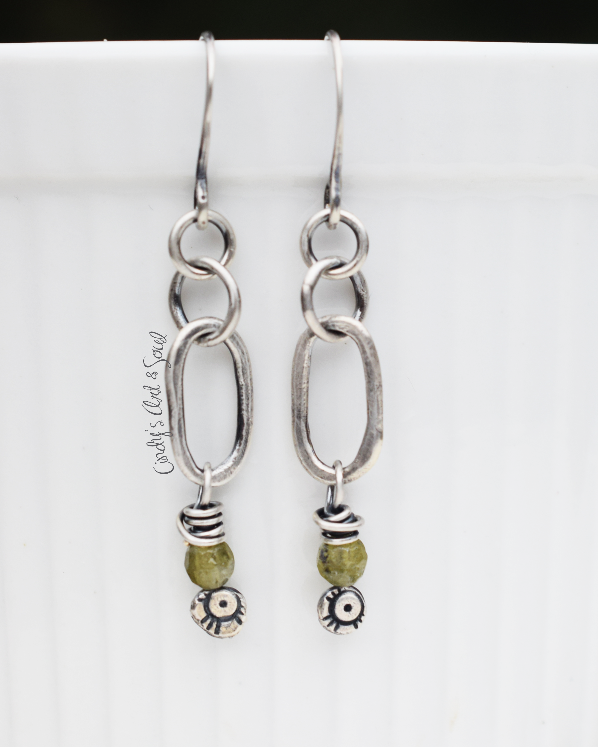 Dainty hoop 2025 earrings with charms