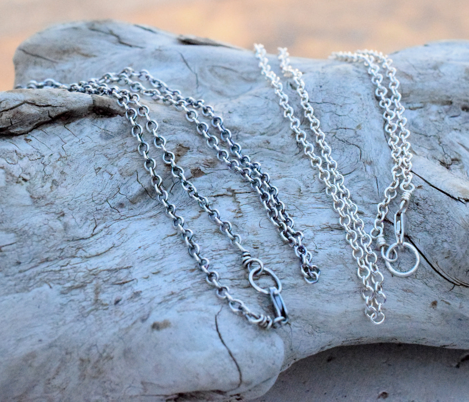 Sterling Silver Chain Necklace. 925 Sterling Silver. Lobster Clasp. Design Your Own. Add A Charm. Handmade Silver