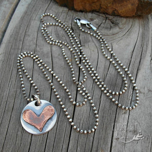 Rustic Heart Charm Add On Charm Only